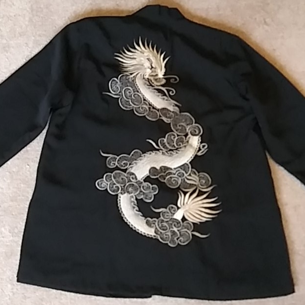 Vintage Embroidered Japanese Kimono Jacket